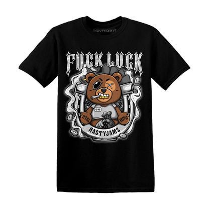 Retro High OG Black White 1s T Shirt Match F Luck BER - NastyJamz