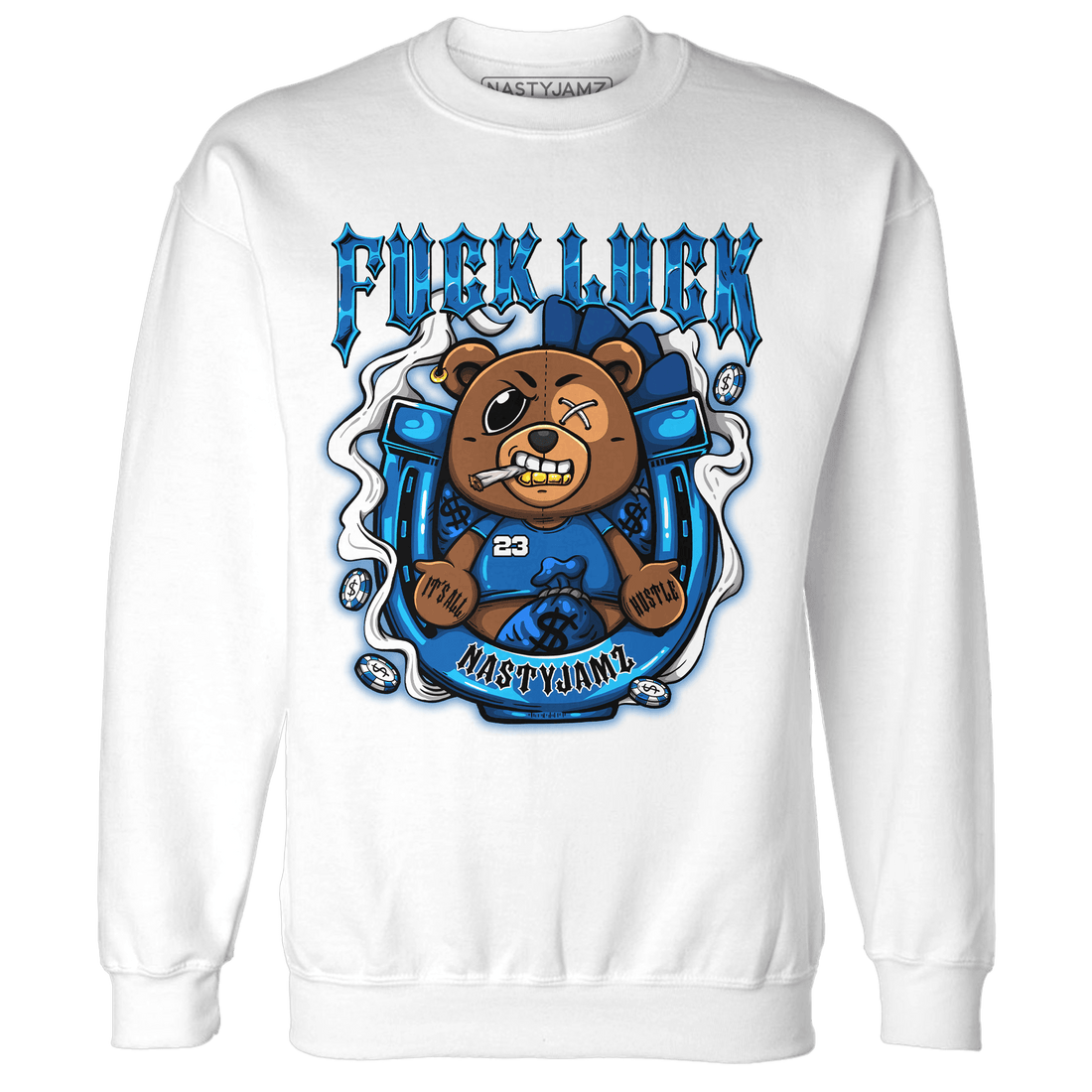 Royal Reimagined 1s Sweatshirt Match F Luck BER - NastyJamz