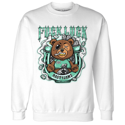 Green Glow 3s Sweatshirt Match F Luck BER - NastyJamz