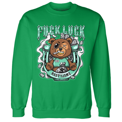 Green Glow 3s Sweatshirt Match F Luck BER - NastyJamz