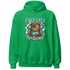 Green Glow 3s Hoodie Match F Luck BER - NastyJamz