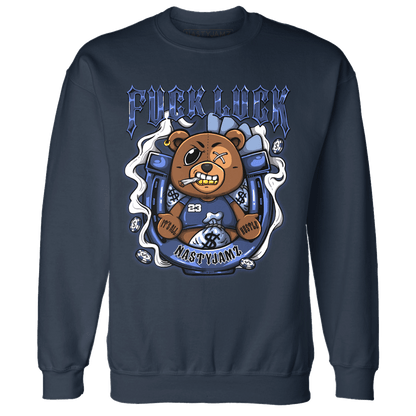 Midnight Navy 5s Sweatshirt Match F Luck BER - NastyJamz
