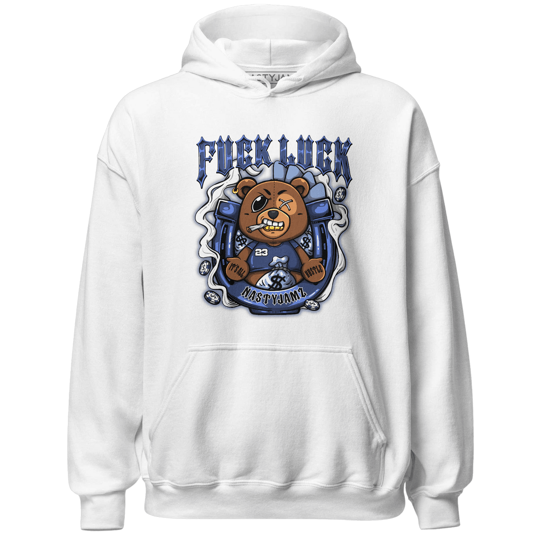 Midnight Navy 5s Hoodie Match F Luck BER - NastyJamz