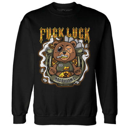 Olive 5s Sweatshirt Match F Luck BER - NastyJamz