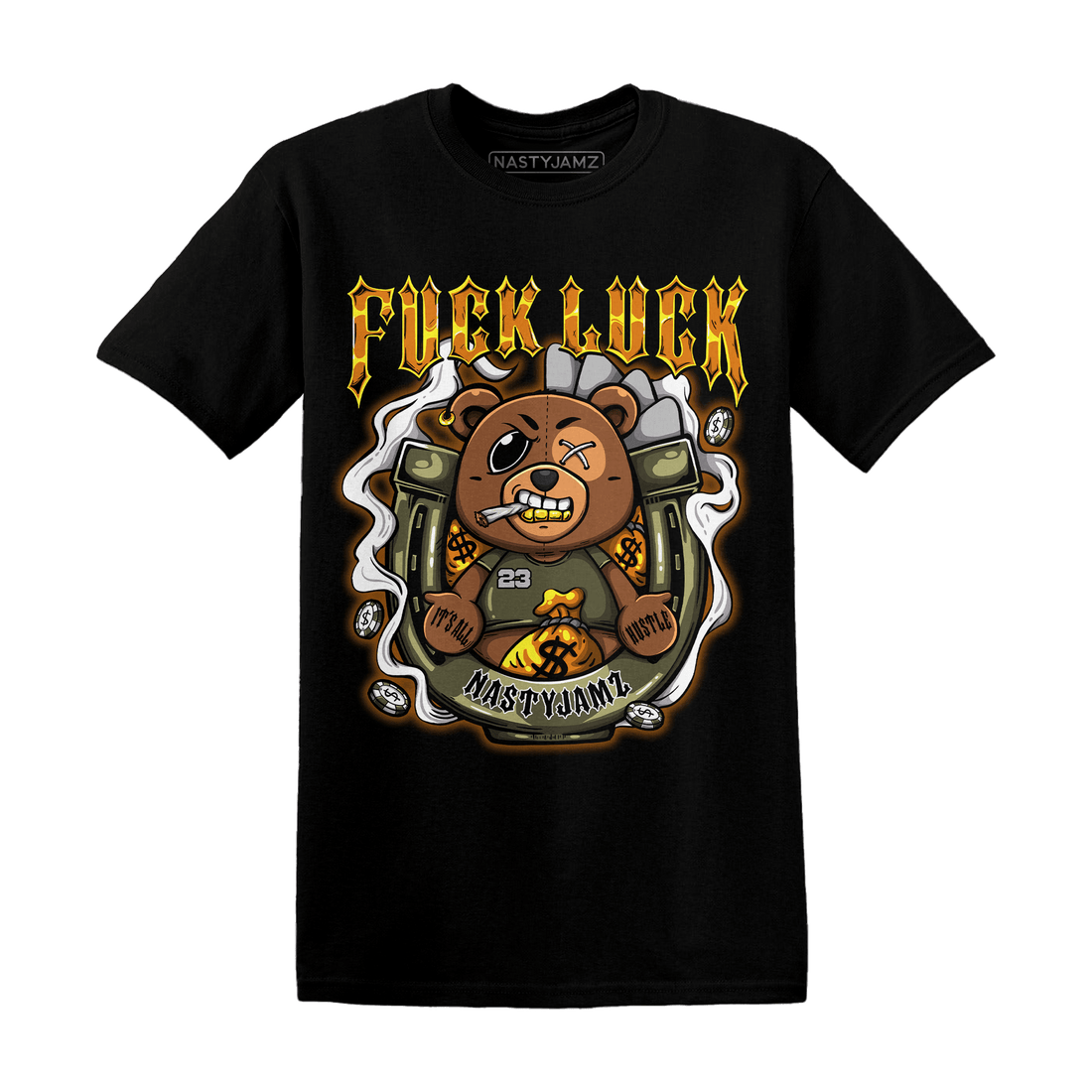 Olive 5s T Shirt Match F Luck BER - NastyJamz