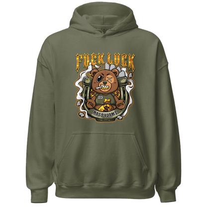 Olive 5s Hoodie Match F Luck BER - NastyJamz