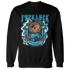 Powder Blue 9s Sweatshirt Match F Luck BER - NastyJamz