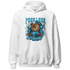 Powder Blue 9s Hoodie Match F Luck BER - NastyJamz