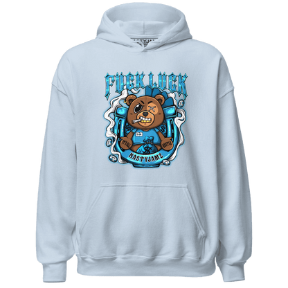 Powder Blue 9s Hoodie Match F Luck BER - NastyJamz
