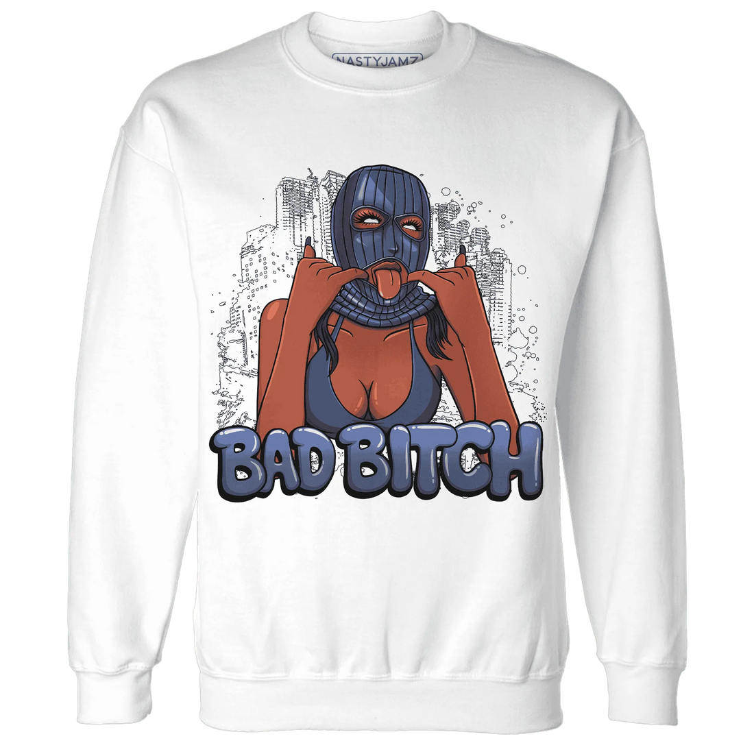 Low-Diffused-Blue-11s-Sweatshirt-Match-Gangster-Bad-Bitch