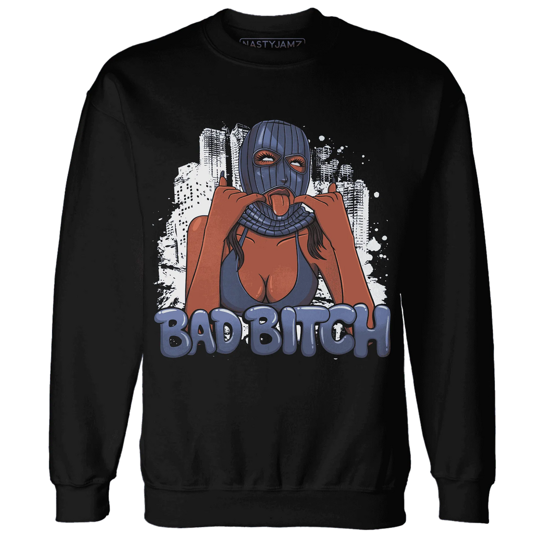 Low-Diffused-Blue-11s-Sweatshirt-Match-Gangster-Bad-Bitch