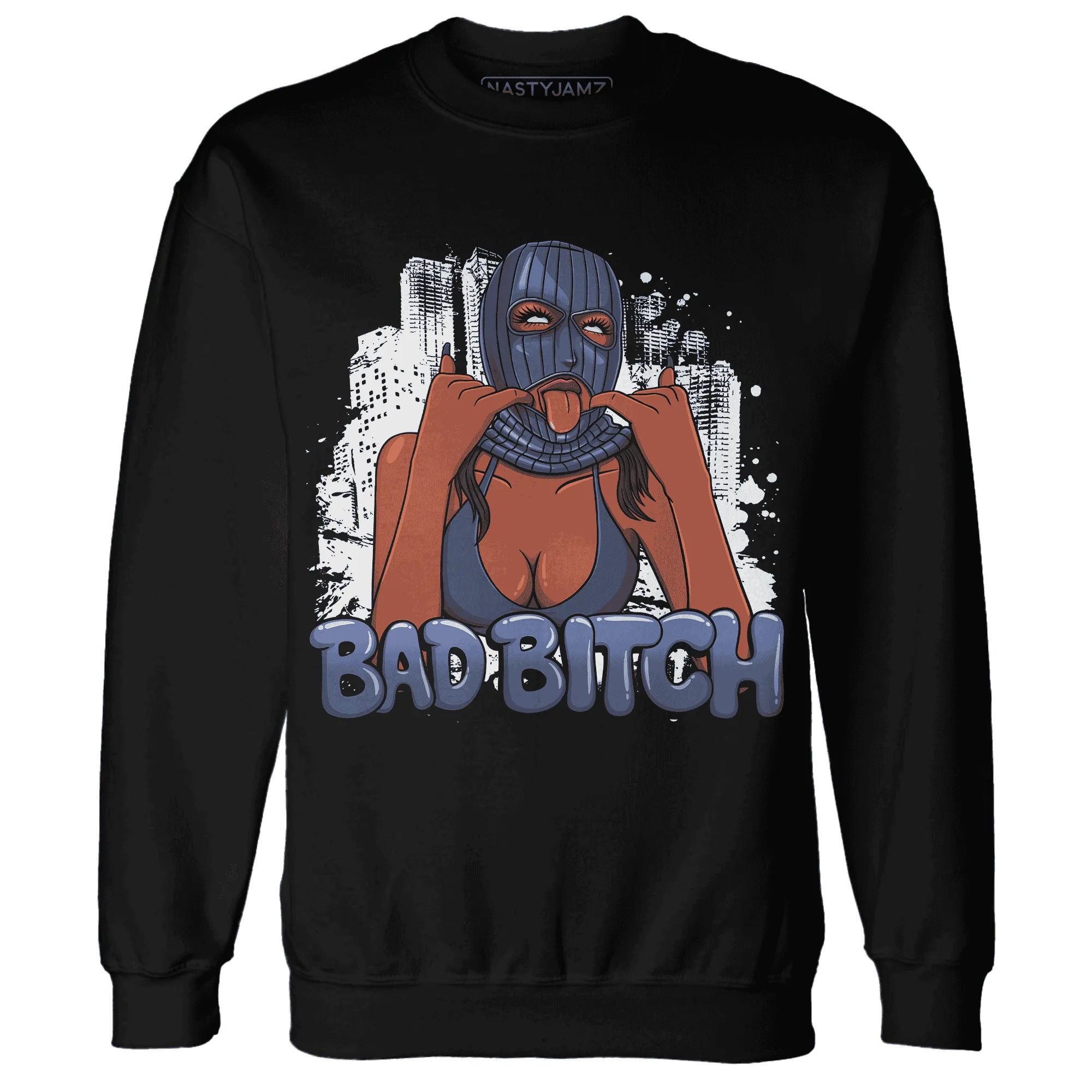 Low-Diffused-Blue-11s-Sweatshirt-Match-Gangster-Bad-Bitch