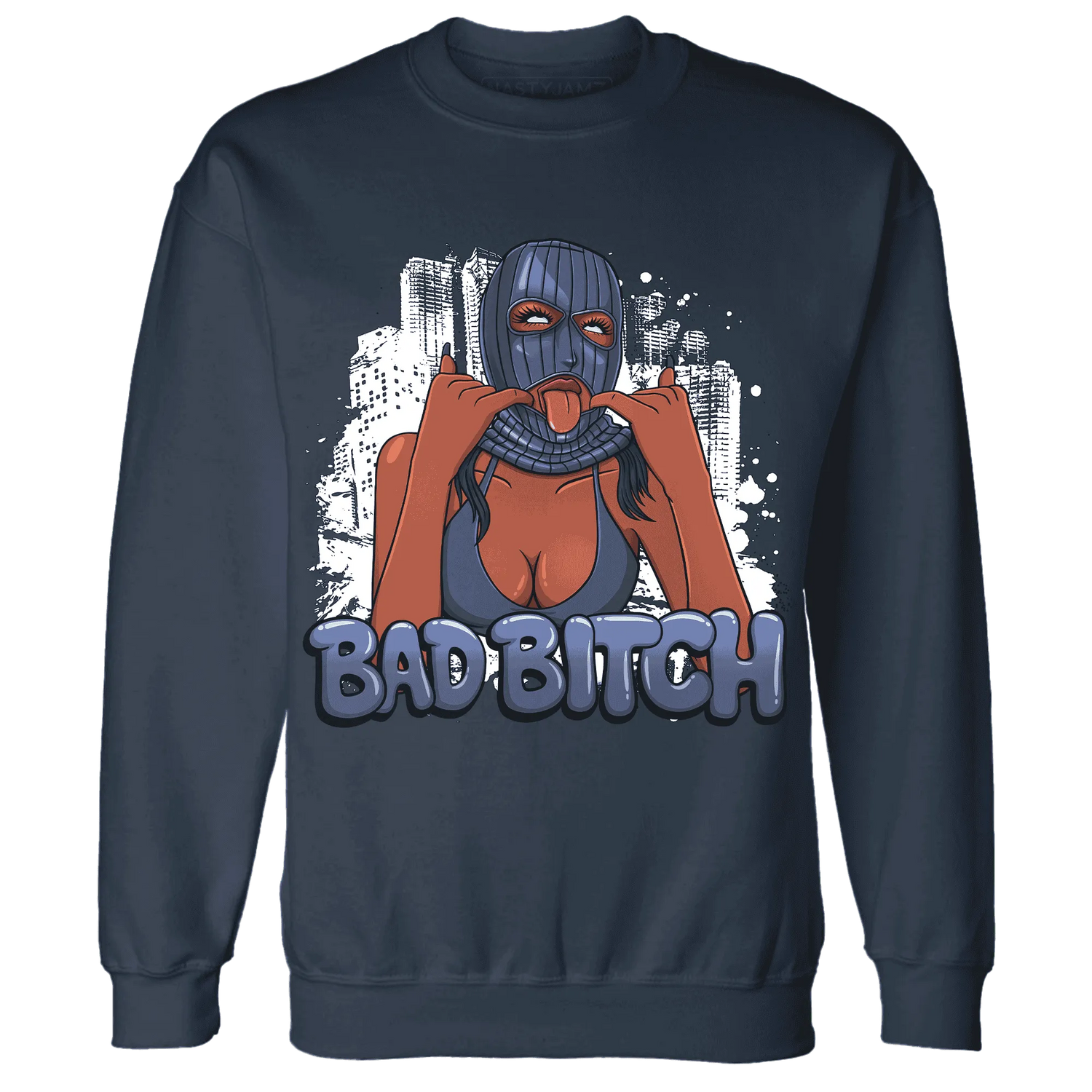 Low-Diffused-Blue-11s-Sweatshirt-Match-Gangster-Bad-Bitch