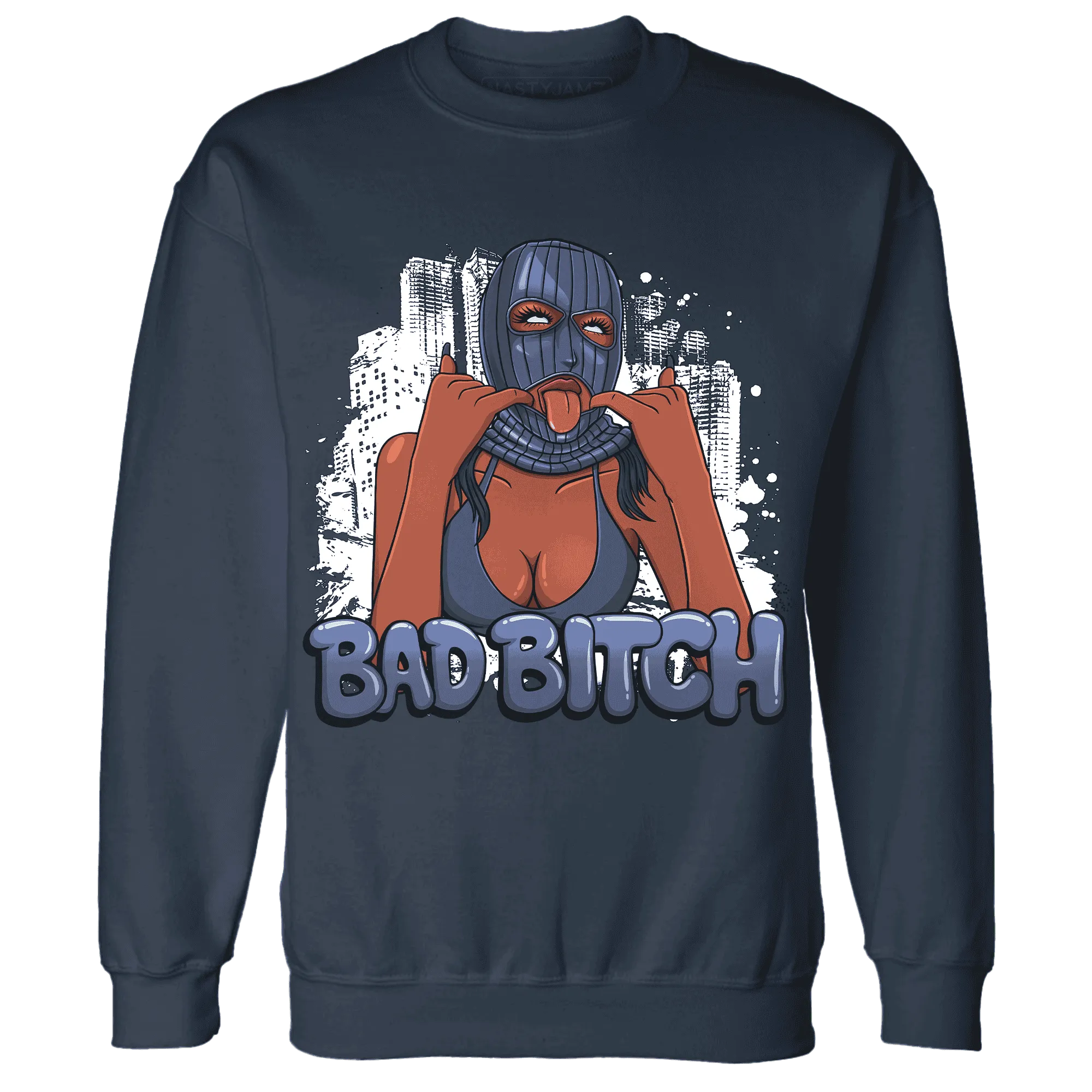 Low-Diffused-Blue-11s-Sweatshirt-Match-Gangster-Bad-Bitch