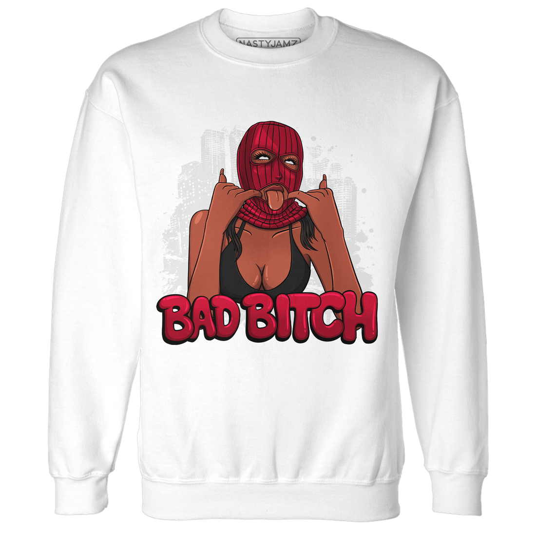 Retro Red Taxi 12s Sweatshirt Match Gangster Bad Bitch - NastyJamz