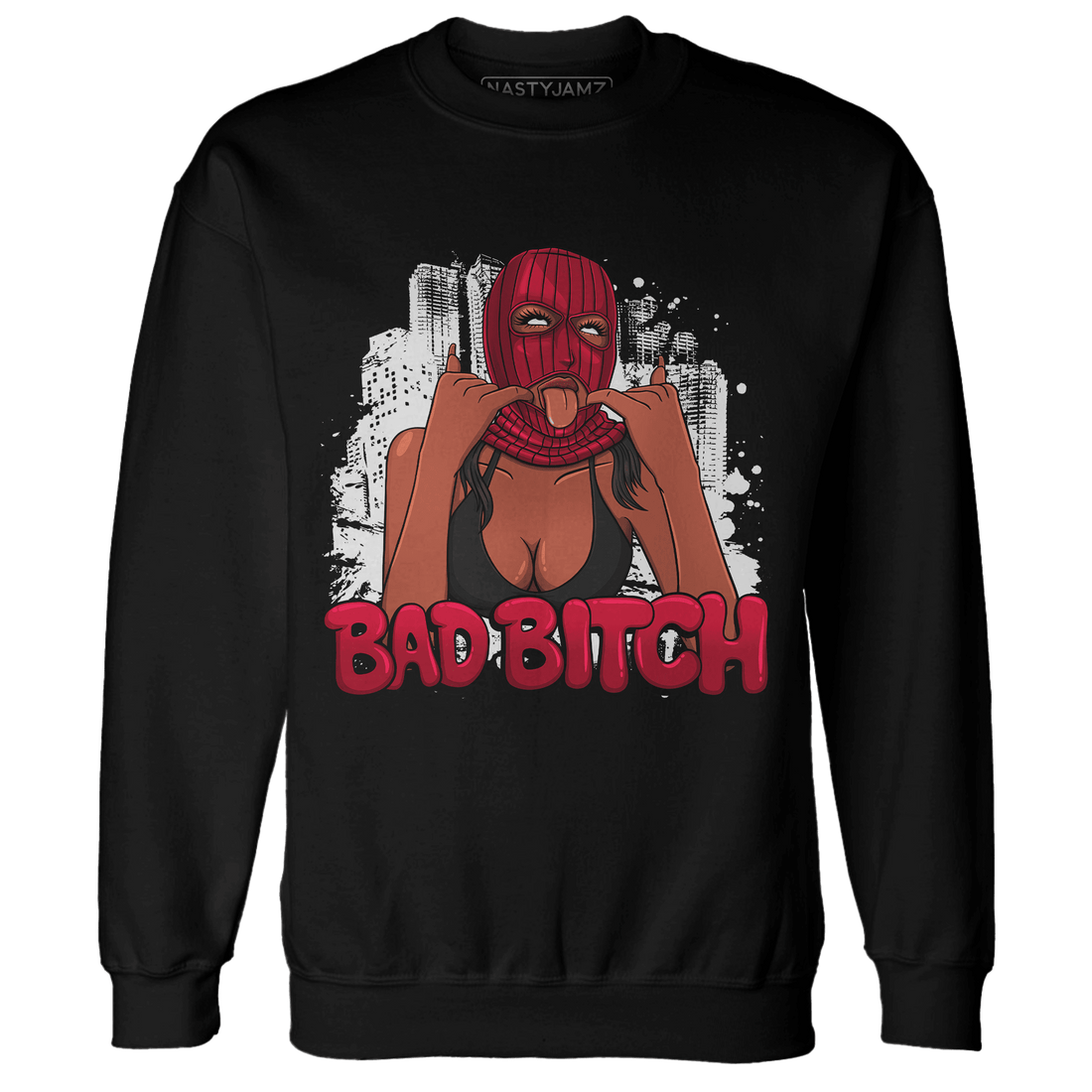 Retro Red Taxi 12s Sweatshirt Match Gangster Bad Bitch - NastyJamz