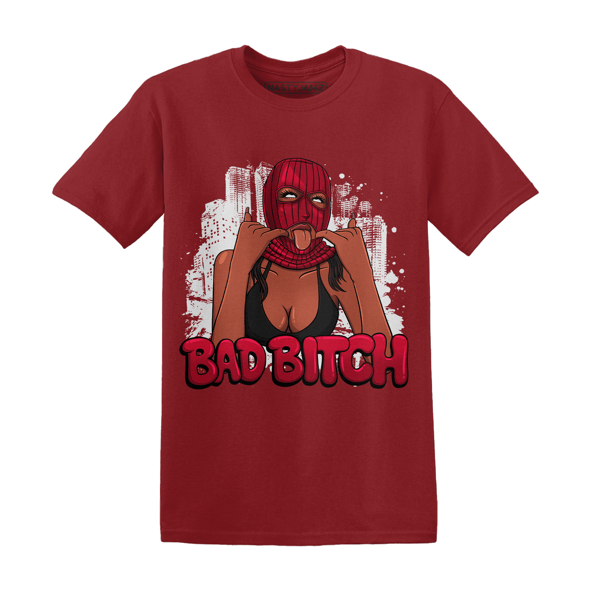 Retro Red Taxi 12s T Shirt Match Gangster Bad Bitch - NastyJamz