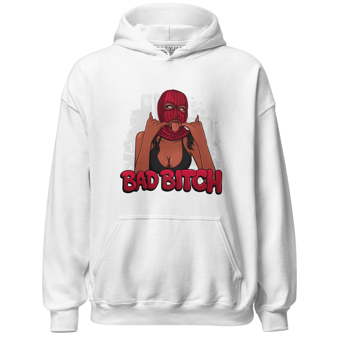 Retro Red Taxi 12s Hoodie Match Gangster Bad Bitch - NastyJamz