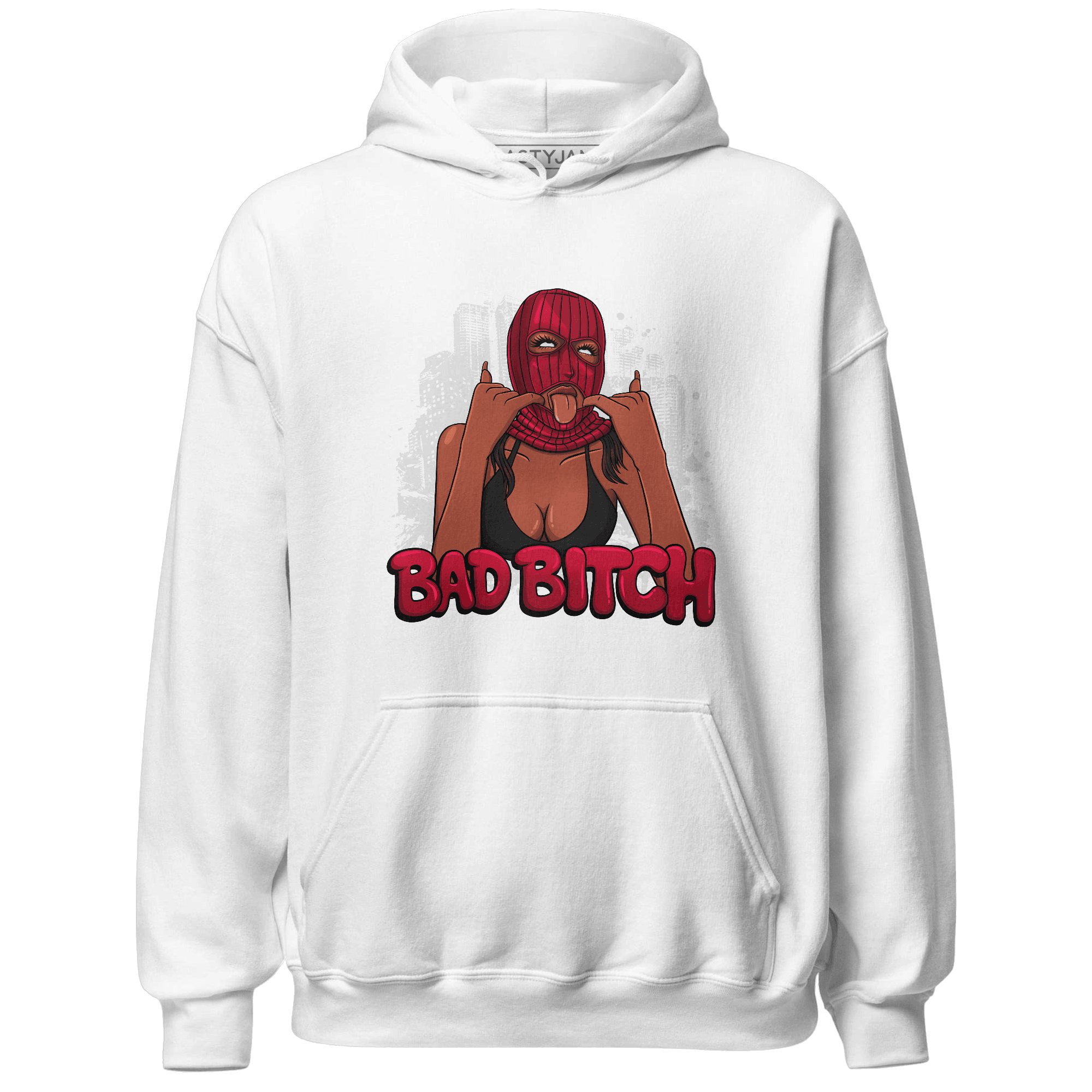 Retro Red Taxi 12s Hoodie Match Gangster Bad Bitch - NastyJamz