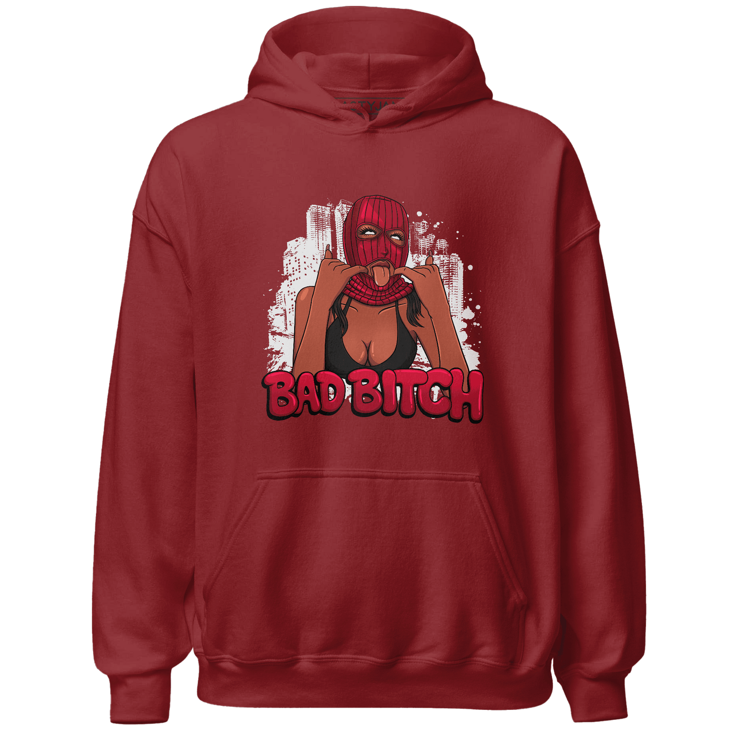 Retro Red Taxi 12s Hoodie Match Gangster Bad Bitch - NastyJamz