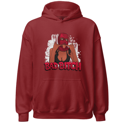 Retro Red Taxi 12s Hoodie Match Gangster Bad Bitch - NastyJamz