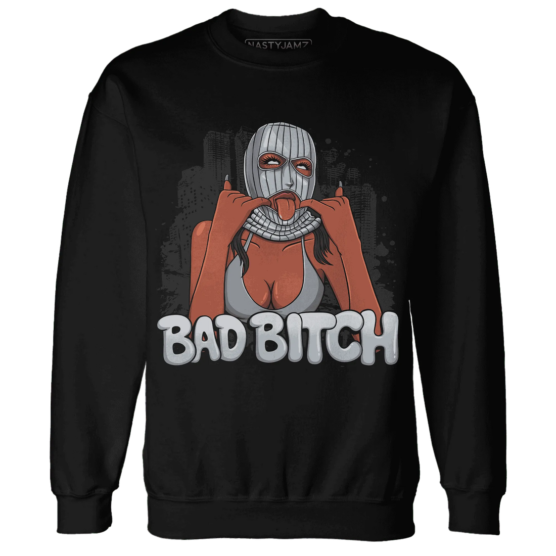 Wolf-Grey-12s-NastyJamz-Sweatshirt-Match-Gangster-Bad-Bitch