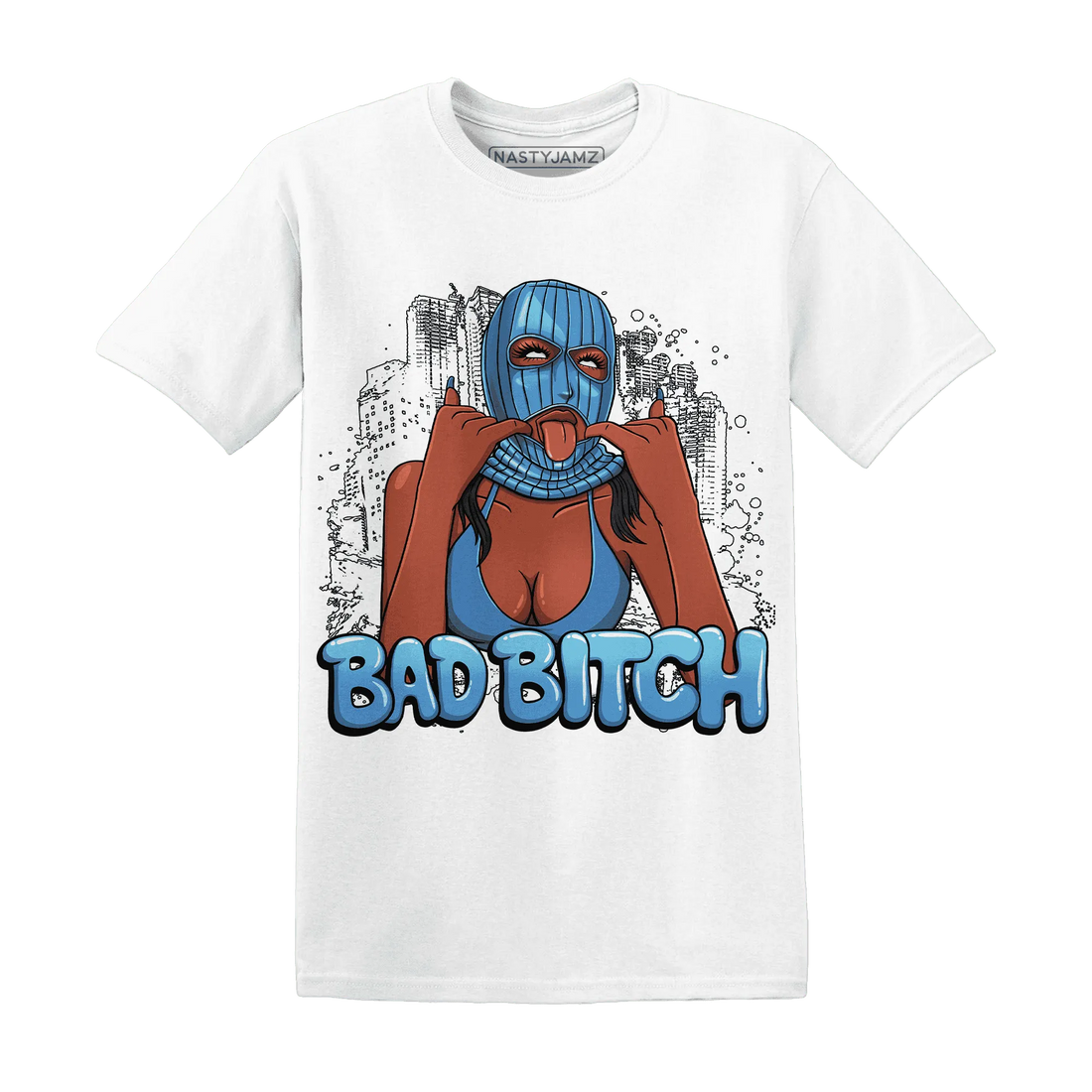 Carolina-Blue-Univercitii-17s-NastyJamz-T-Shirt-Match-Gangster-Bad-Bitch