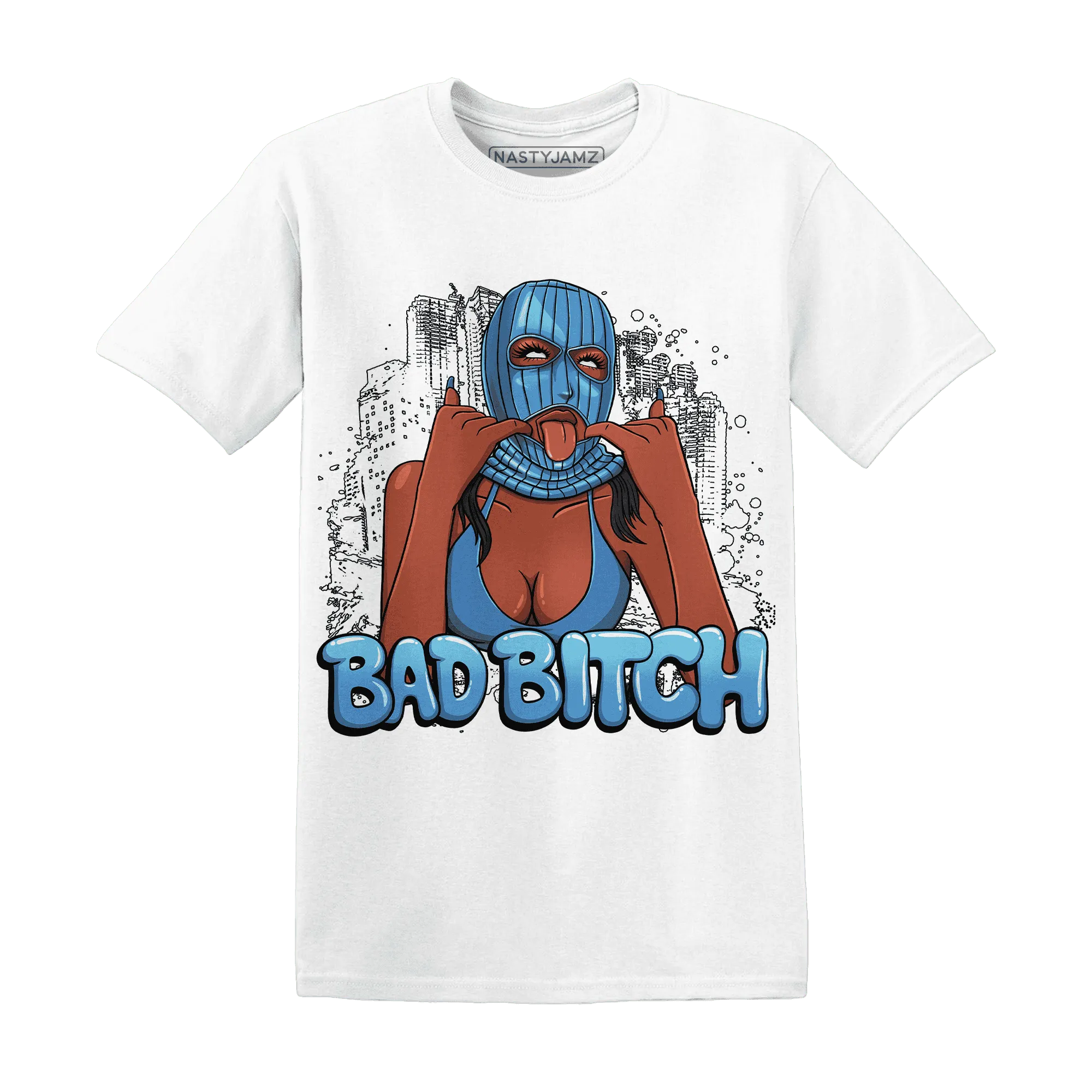 Carolina-Blue-Univercitii-17s-NastyJamz-T-Shirt-Match-Gangster-Bad-Bitch