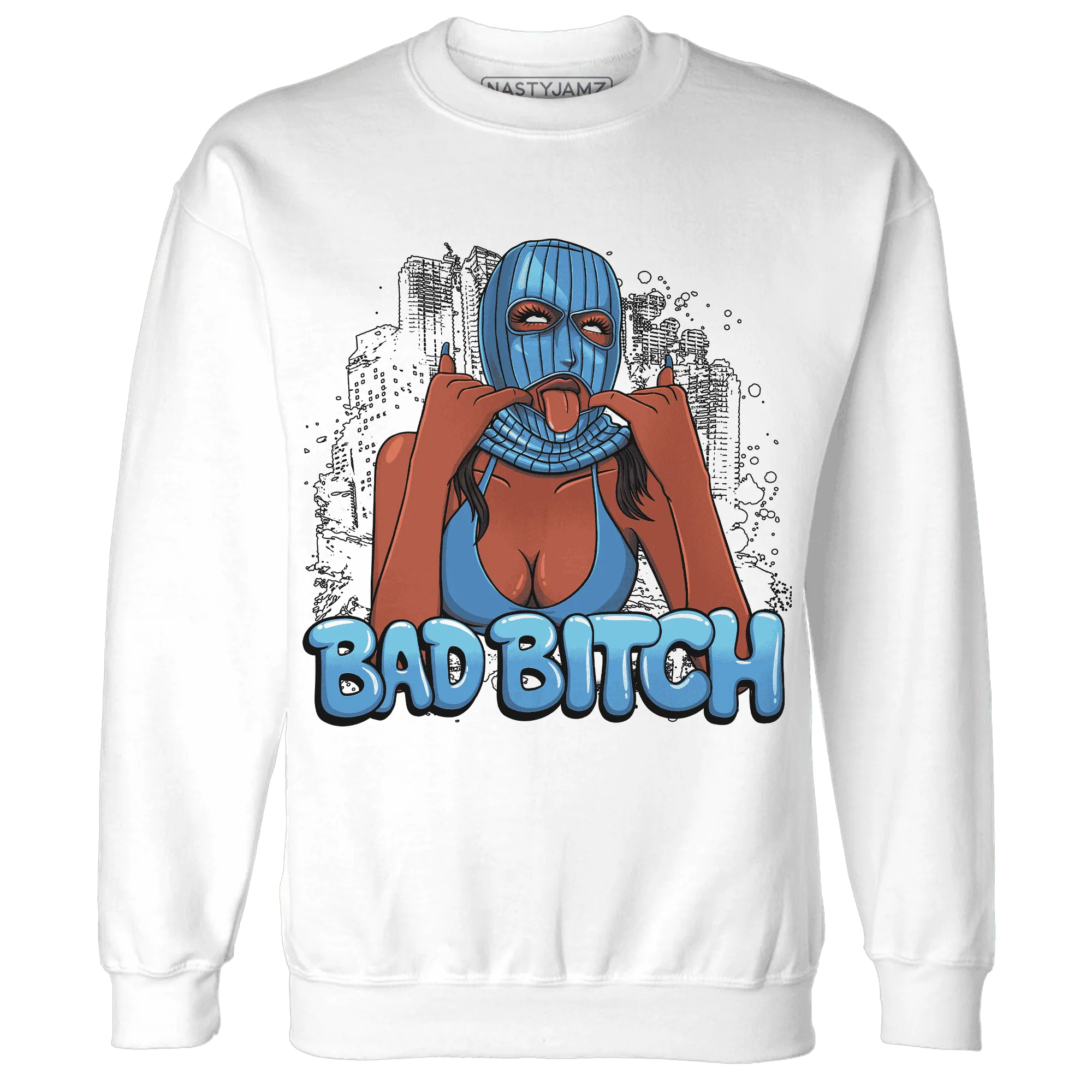 Carolina-Blue-Univercitii-17s-NastyJamz-Sweatshirt-Match-Gangster-Bad-Bitch