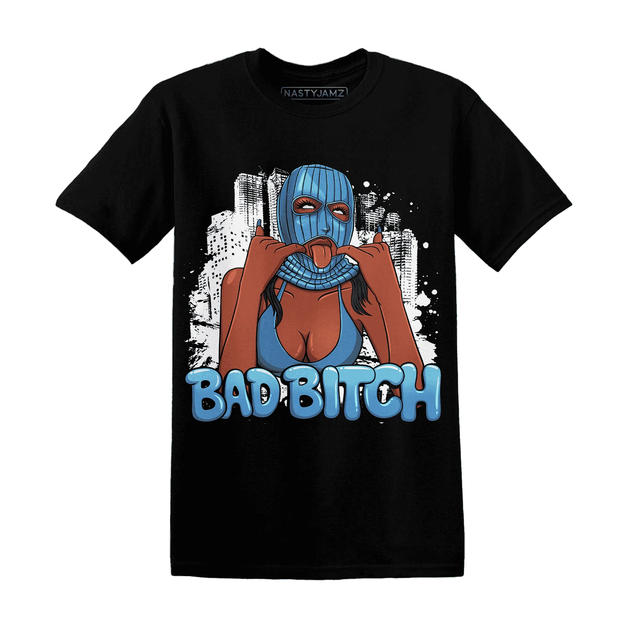 Carolina-Blue-Univercitii-17s-NastyJamz-T-Shirt-Match-Gangster-Bad-Bitch
