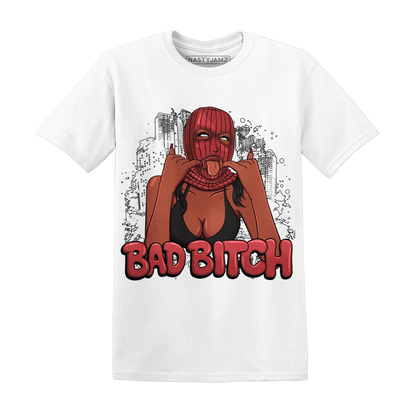 Black-Toe-Reimagined-Red-White-1s-T-Shirt-Match-Gangster-Bad-Bitch