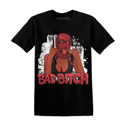 Black-Toe-Reimagined-Red-White-1s-T-Shirt-Match-Gangster-Bad-Bitch