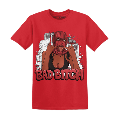 Black-Toe-Reimagined-Red-White-1s-T-Shirt-Match-Gangster-Bad-Bitch