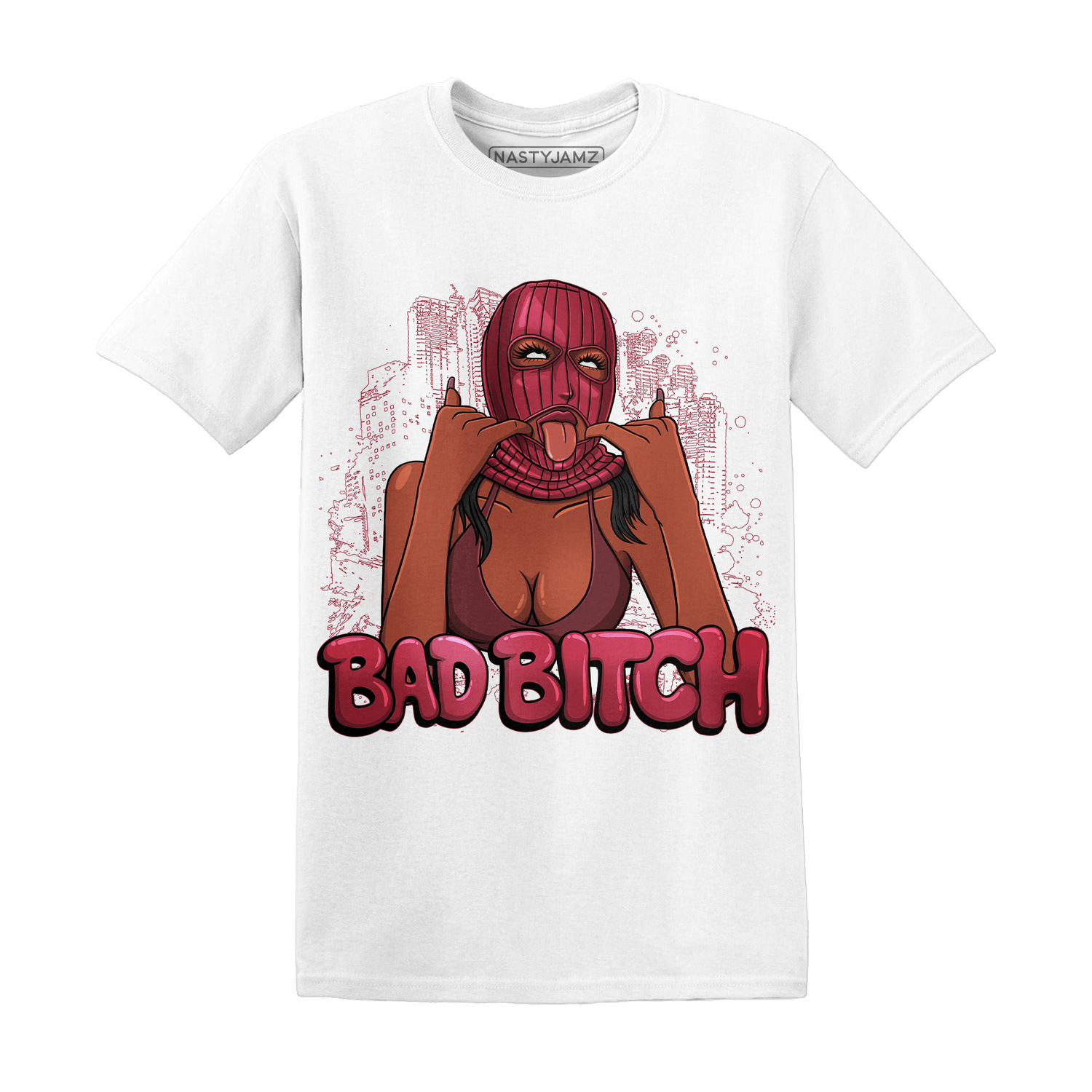 High 85 Metallic Burgundy 1s T Shirt Match Gangster Bad Bitch - NastyJamz