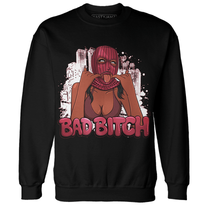 High 85 Metallic Burgundy 1s Sweatshirt Match Gangster Bad Bitch - NastyJamz