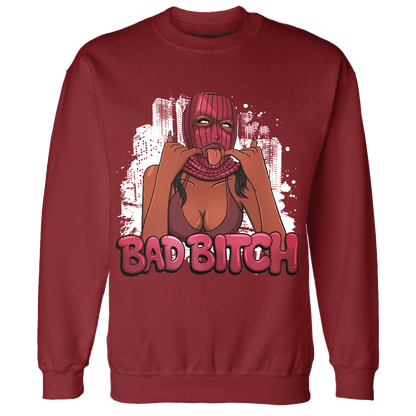 High 85 Metallic Burgundy 1s Sweatshirt Match Gangster Bad Bitch - NastyJamz