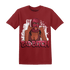 High 85 Metallic Burgundy 1s T Shirt Match Gangster Bad Bitch - NastyJamz