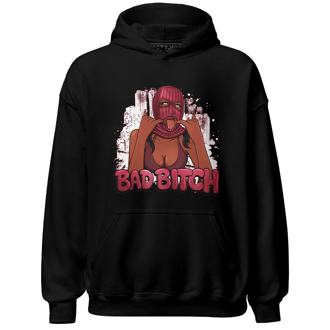 High 85 Metallic Burgundy 1s Hoodie Match Gangster Bad Bitch - NastyJamz
