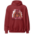 High 85 Metallic Burgundy 1s Hoodie Match Gangster Bad Bitch - NastyJamz