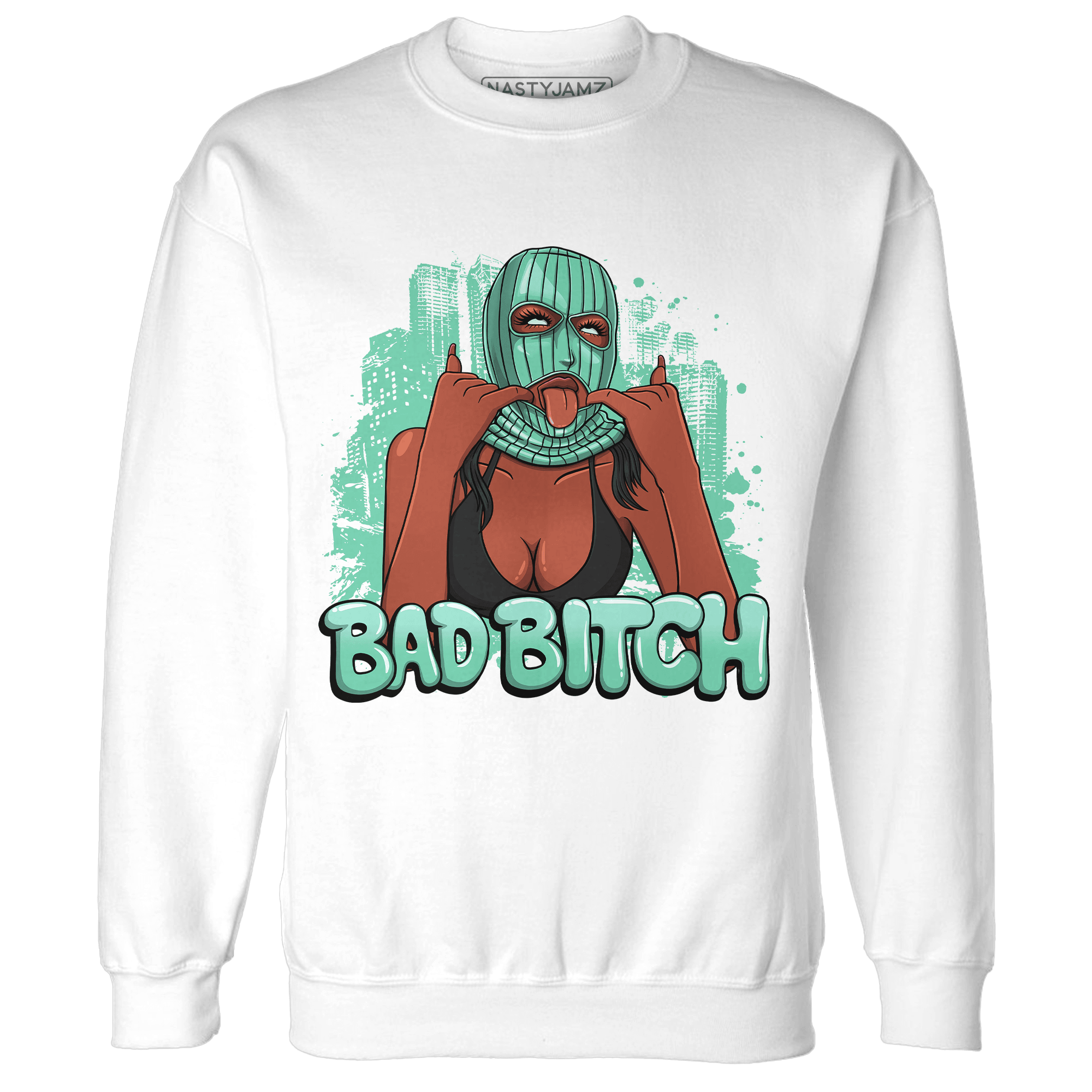 High OG Green Glow 1s Sweatshirt Match Gangster Bad Bitch - NastyJamz