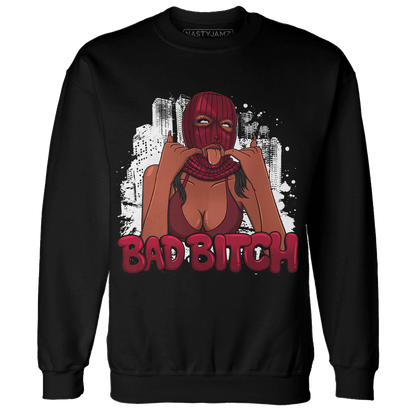 High White Team Red 1s Sweatshirt Match Gangster Bad Bitch - NastyJamz