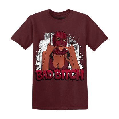 High White Team Red 1s T Shirt Gangster Bad Bitch - NastyJamz