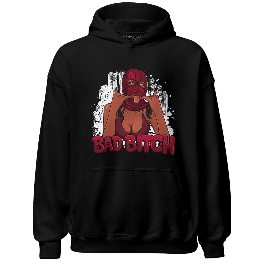 High White Team Red 1s Hoodie Match Gangster Bad Bitch - NastyJamz