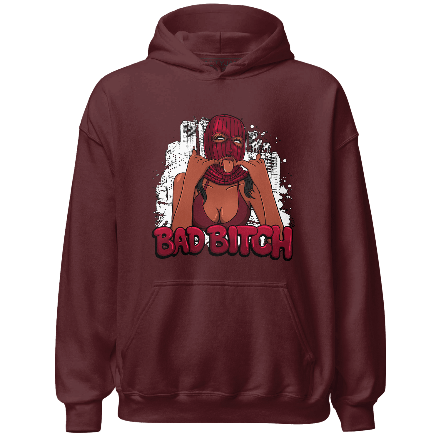 High White Team Red 1s Hoodie Match Gangster Bad Bitch - NastyJamz