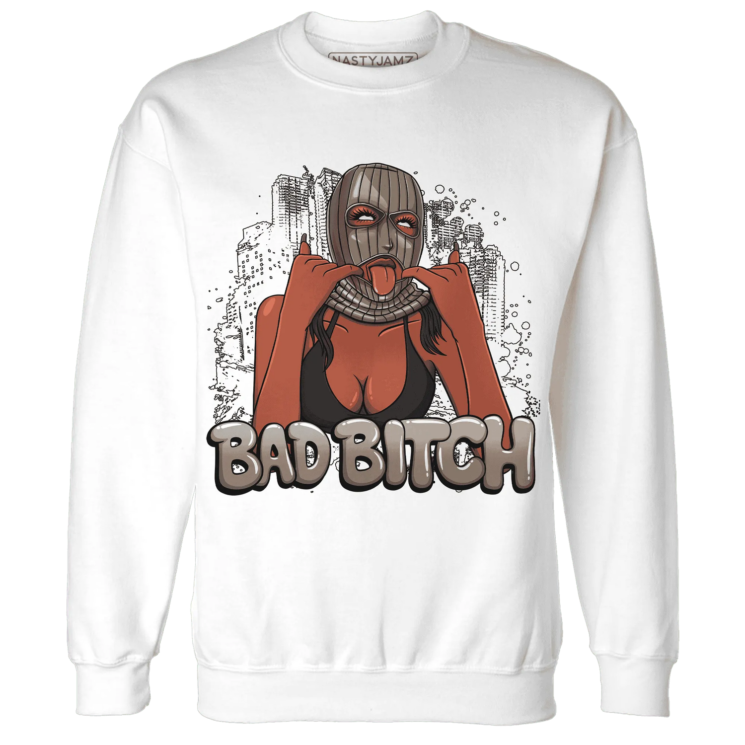 Low-Mocha-1s-NastyJamz-Sweatshirt-Match-Gangster-Bad-Bitch