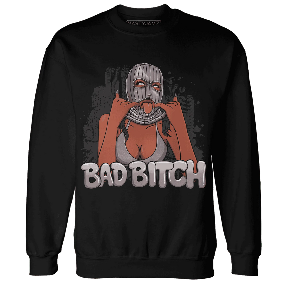 Black-Violet-Ore-3s-NastyJamz-Sweatshirt-Match-Gangster-Bad-Bitch