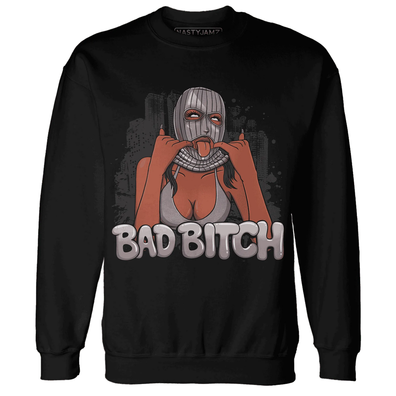 Black-Violet-Ore-3s-NastyJamz-Sweatshirt-Match-Gangster-Bad-Bitch