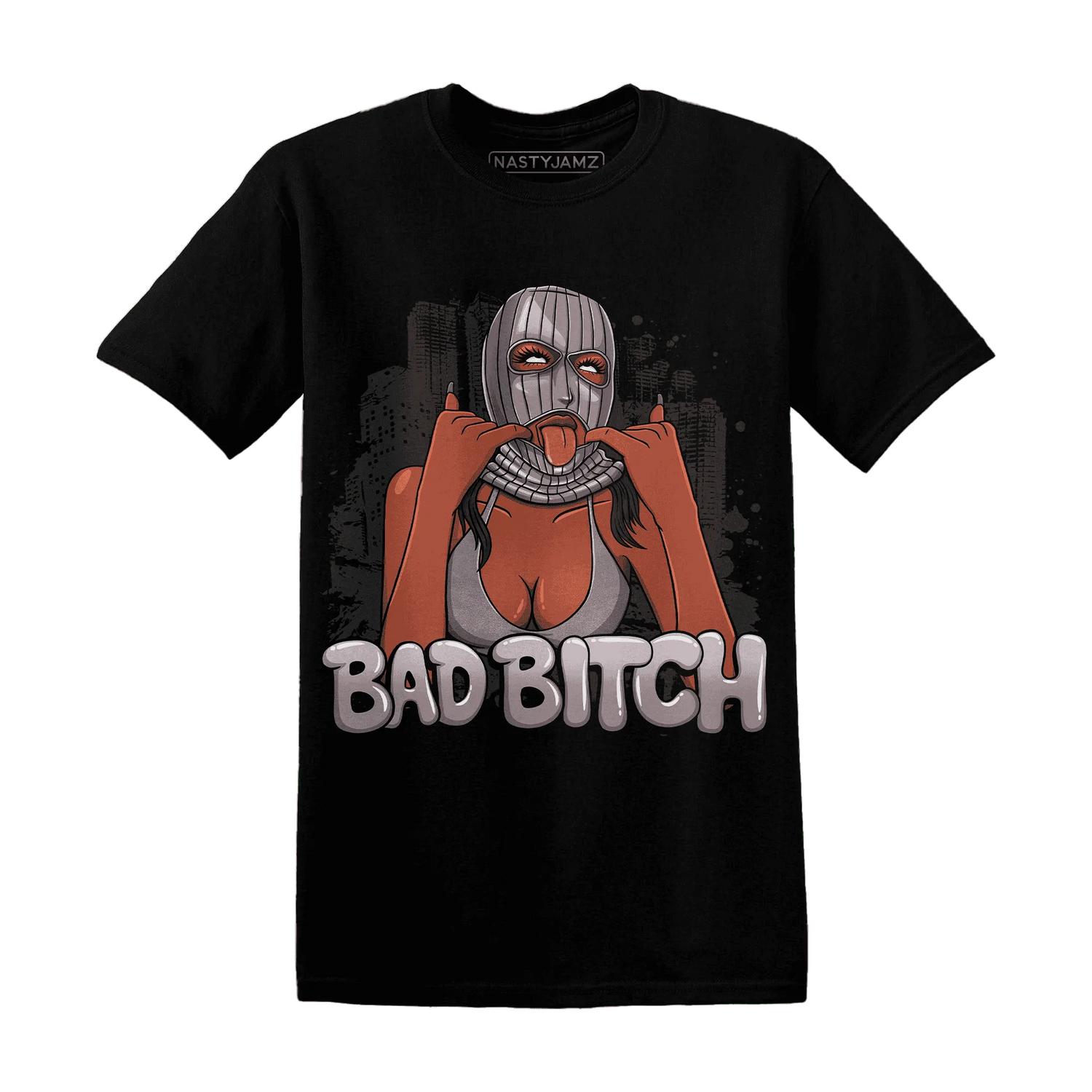 Black-Violet-Ore-3s-NastyJamz-T-Shirt-Match-Gangster-Bad-Bitch