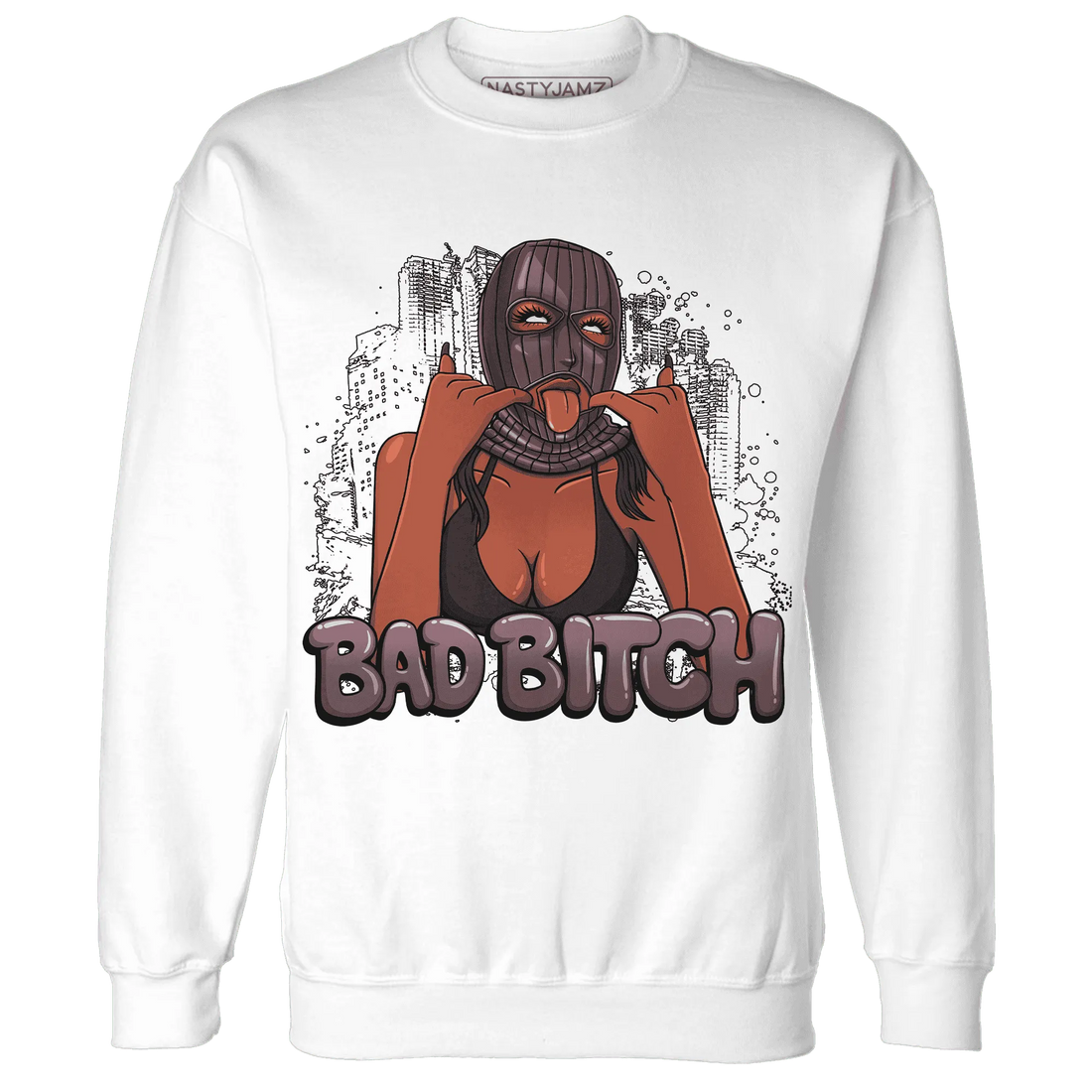 Burgundy-Crush-3s-NastyJamz-Sweatshirt-Match-Gangster-Bad-Bitch