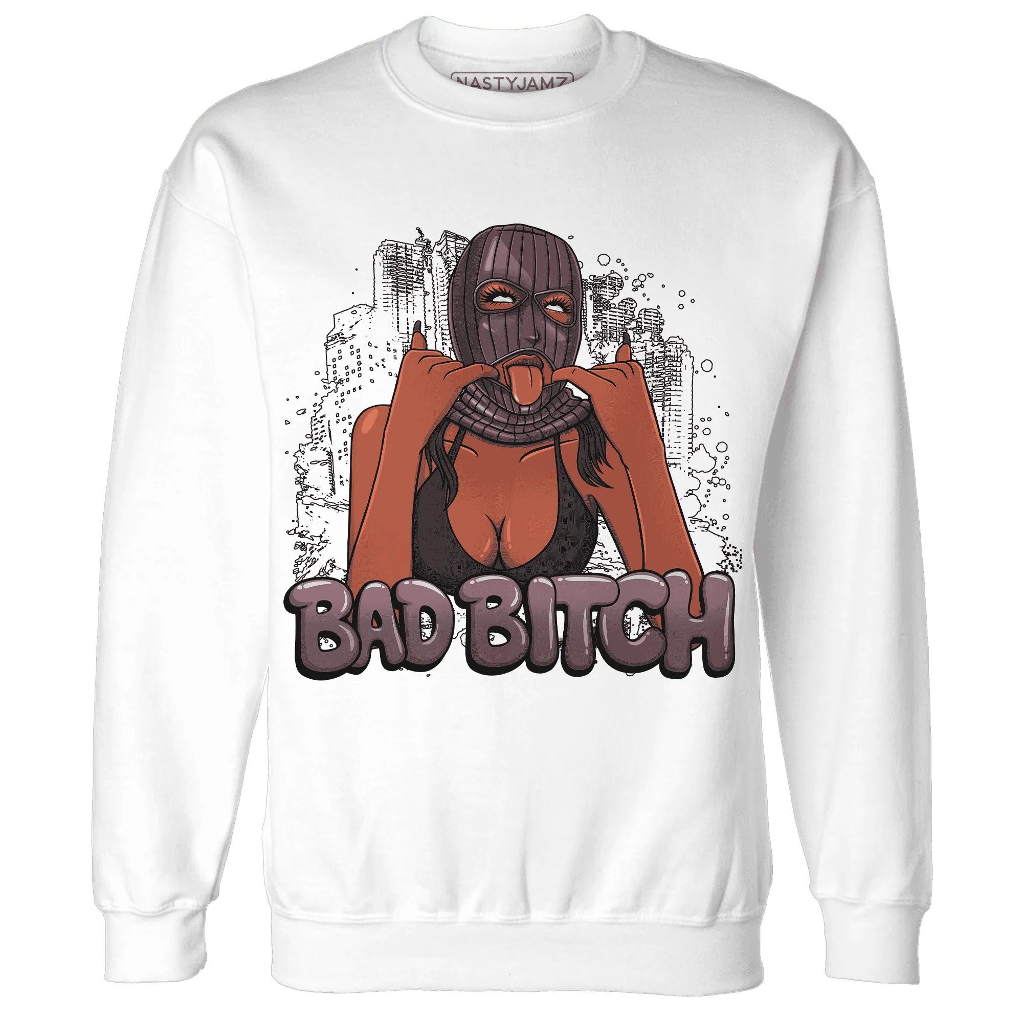 Burgundy-Crush-3s-NastyJamz-Sweatshirt-Match-Gangster-Bad-Bitch